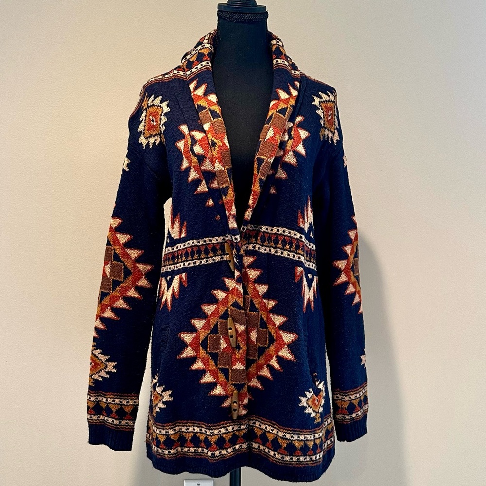 Faherty B Yellowtail Women’s Lodge Cardigan Size XS